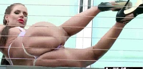  Oiled Wet Big Butt Girl Get Her Ass Fill Up video-17